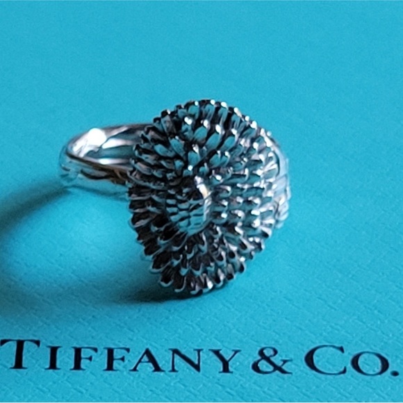 1885 Tiffany & Company Dandelion Spoon Ring 62 🎁 - Picture 3 of 14